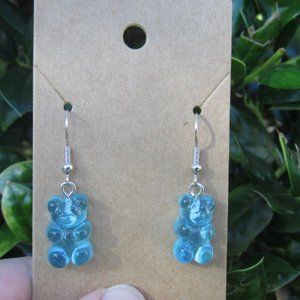 Blue Gummy Bear Earrings